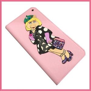 Kate Spade Wallet case iPhone 7 8 miss piggy
